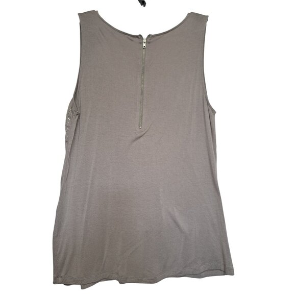 Lot of 4 Women’s Sleeveless Tops Size L/XL – Zebra, Geo, Spaghetti Strap, Tommy - Picture 11 of 12